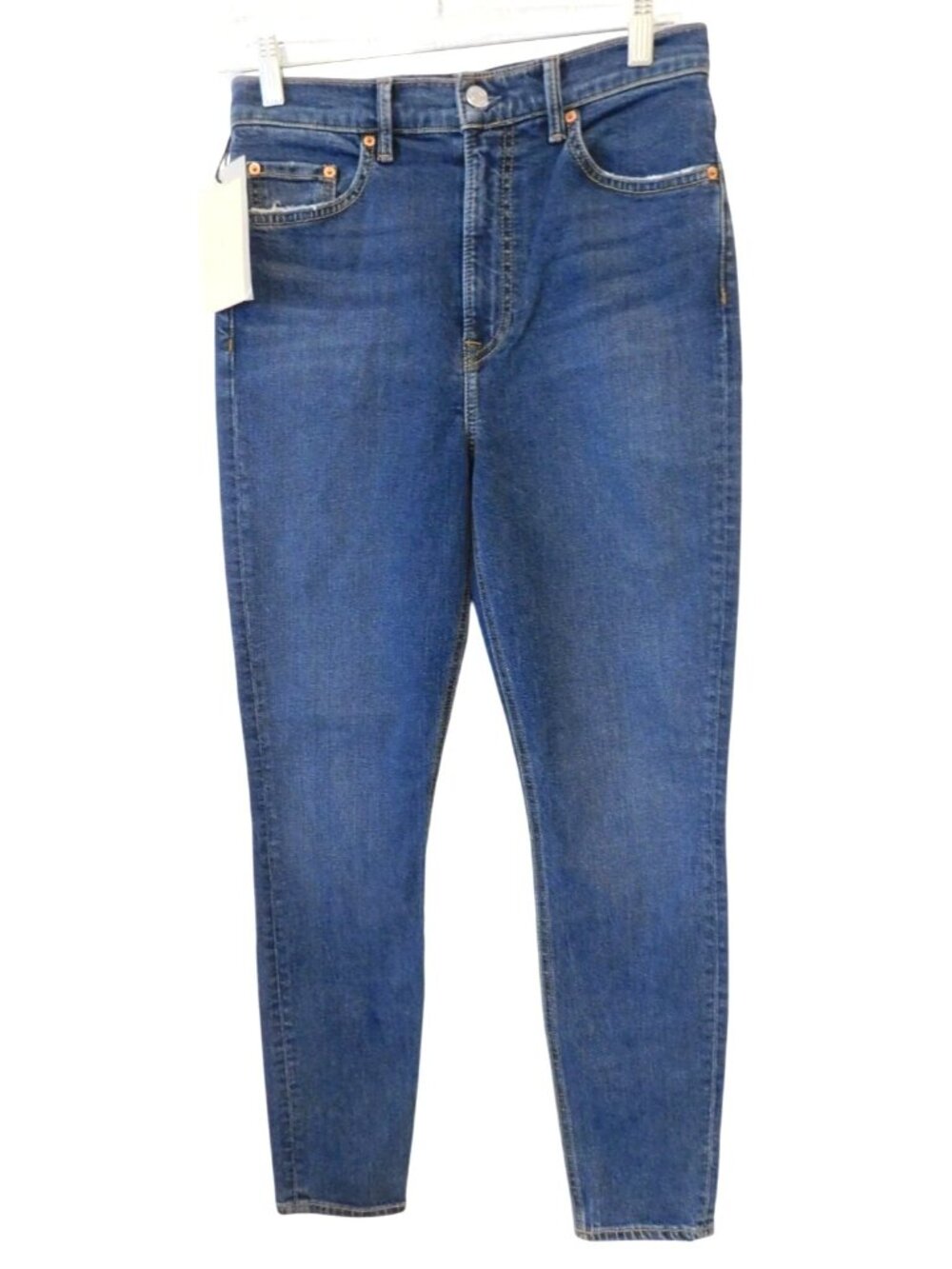 NWT GRLFRND Kendall Sz 26 High Rise Skinny Jeans Blue Stretch Denim Minimalist